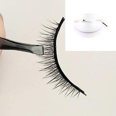 1Roll Reusable Self-Adhesive Glue-Free Eyelash Glue Strip False Eyelashes Makeup