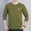 Men's Loose Fit Long-Sleeve Round Neck Top - Korean Style Youth Spring & Autumn Tee