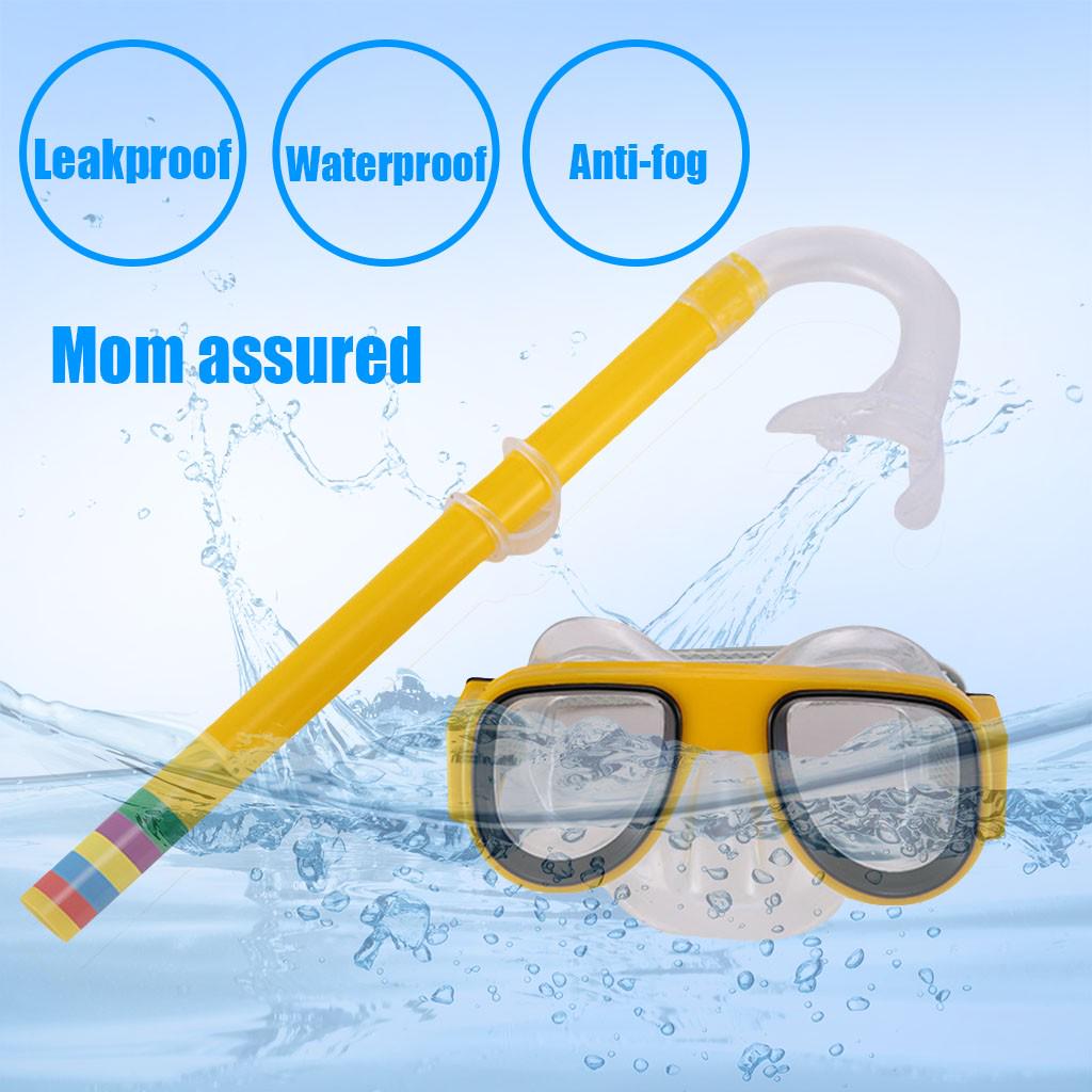 Swimming Electroplating Large Frame Anti-fog Silicone Swimming Goggles HD