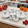 Cluster Serving Bowl Decorative 9-Grid Snack Serving Dish Multi Bowl Platter Modern Metal Tabletop Food Tray for Party Gathering Table Decor