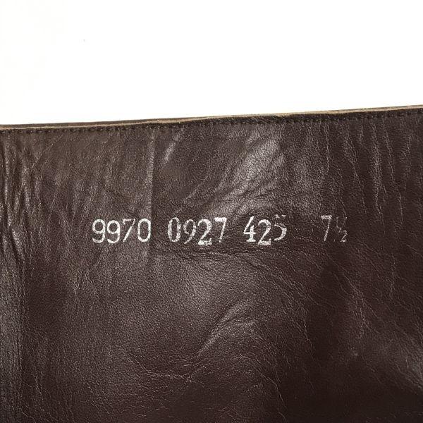 Munsingwear Leather Engineer Long Boots Brown Size 7.5 25.5cm Made in Japan(USED)