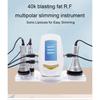 3 In 1 40K Cavitation Slimming Machine Ultrasonic Body Shaping Massage RF Facial Skin Tightening Lifting Device with Stand