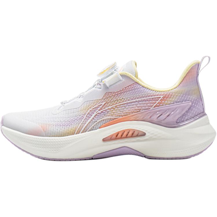 Li Ning Kids Kunpeng 3 Running Series Comfortable Versatile Shock Absorbing Durable Rebound Low Top Running Shoes Kids Running Shoes YKFV098-4