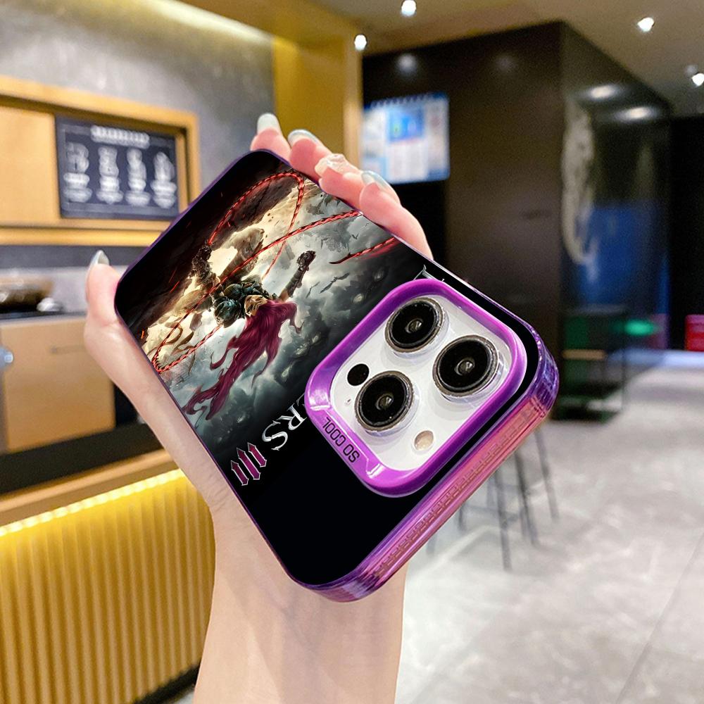Game Darksiders Mobile Phone Case for iPhone 17 16 15 14 13 12 11 X XR XS 8 7 Air Pro Max Plus Purple Translucent Colorful Cover