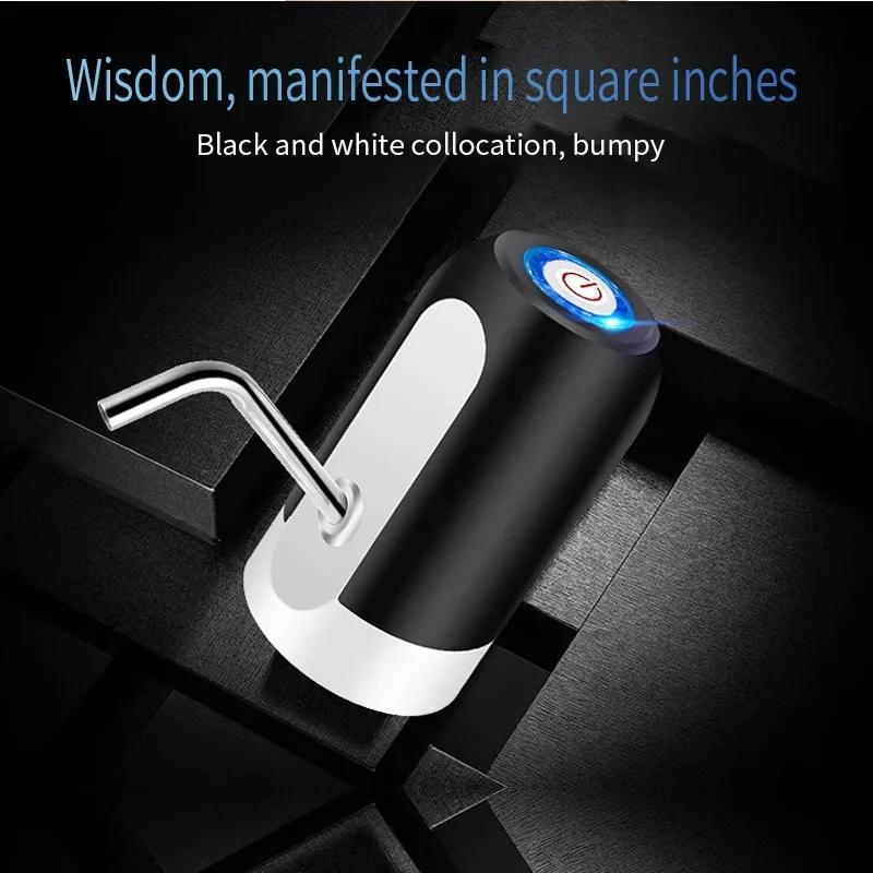

Super Endurance 1pc White Automatic Water Bottle Pump USB Charging Water Pump One Button Automatic Switch of Water Dispenser