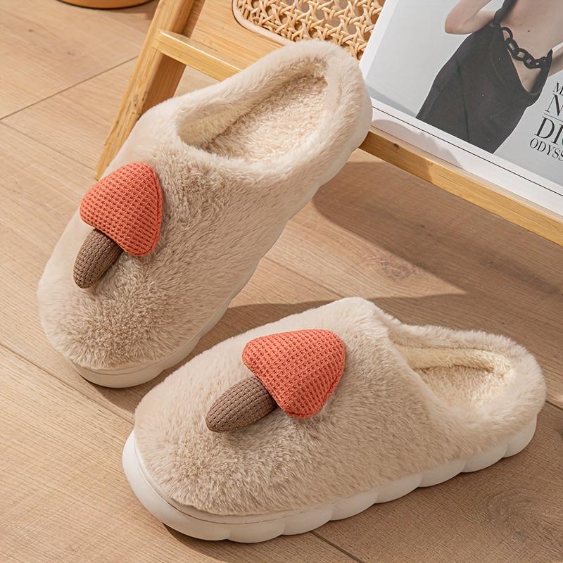 Winter Must-Have Women's Mushroom Design Home Slippers