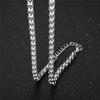 CHOKER Silver Color Stainless Steel 6.5mm Men Long Choker Box Chain Necklace for Women Vintage Party Jewelry