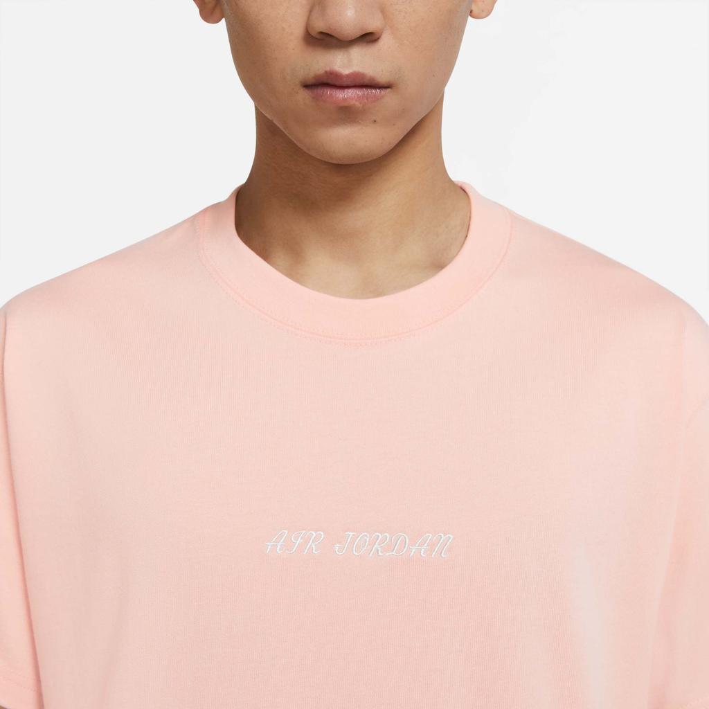 Air Jordan Big Logo Sport Crew Neck Short Sleeve T-Shirt Men Tops Arctic-Orange DQ4960-800