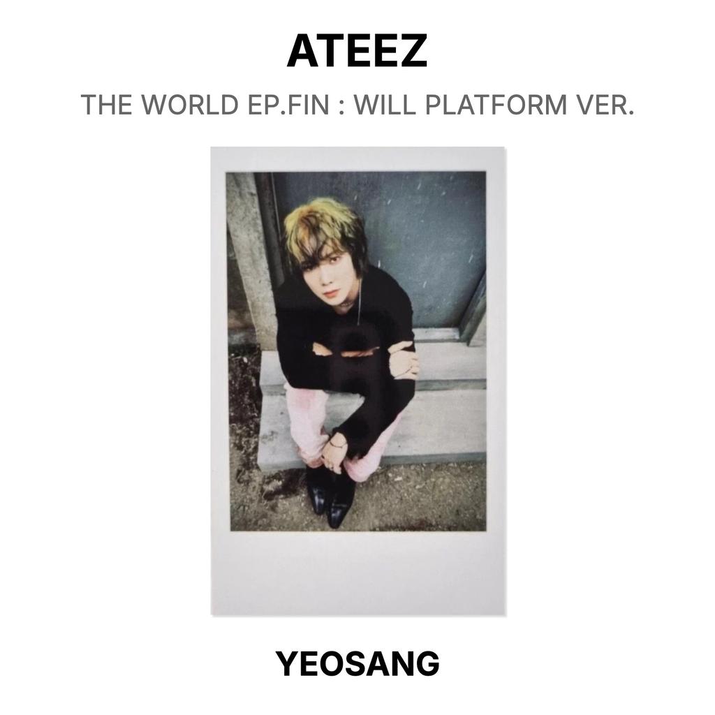 ATEEZ THE WORLD EP.FIN : WILL PLATFORM VER. Official Photocard