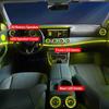 Hot Interior Mouldings 64 Colors LED 3D Rotating Tweeter Speaker Air Vents Interior Ambient Light For Mercedes Benz W213 E-Class