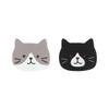 2Pcs Cute Cat Coaster Coffee Glasses Cup Mat Pad Kawaii Drink Coaster Set Heat Insulation Mug Coaster Kitchen Placemat for Table