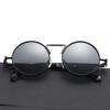 Vintage Men Sunglasses Women Retro Punk Round Metal Frame Colorful Lens Sun Glasses Fashion Eyewear  mujer
