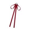 Rhinestone JK Bow Tie Imitation Pearl Cravat Elegant Ribbon Brooches  Student