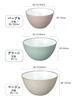 CB JAPAN Heat Resistant Bowl Mixed 14cm 18cm 20cm 3 Size Set Deep for Easy Mixing Microwave Cooking Dishwasher Safe Antibacterial Heat Resistant Bowl
