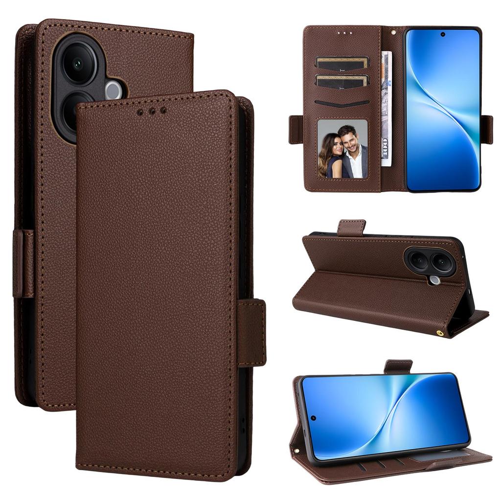 Flip Cover für Vivo V60 Lite PU-Leder Handyhülle Ganzkörperschutz [RFID-Blockierung] Schutzhüllen
