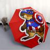 1pc Captain America Capybara Automatic Folding Umbrella - Portable Collapsible Design, 8-Rib Iron Frame Yy251209063