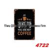Vintage Coffee Tin Sign for Restaurant or Home Decor
