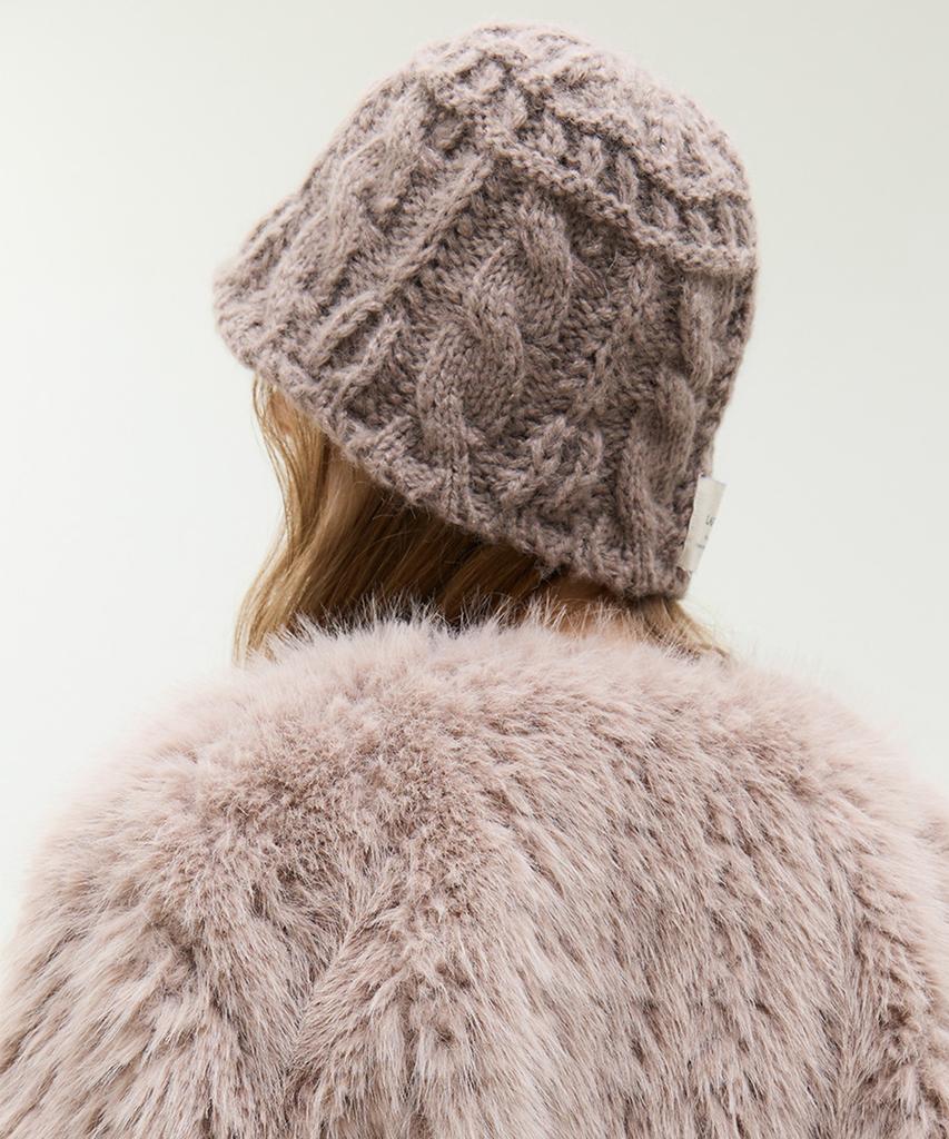 LARTIGENT Lx Knit Bucket Hat(Brown)