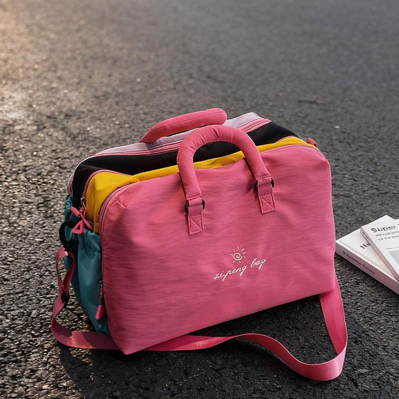 Spicy Girl Style Travel Bag, Washable Large Shoulder Bag, Crossbody for Commuting, Large Capacity Outdoor Handbag, Storage Bag