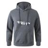 Spring Men's Autumn Casual Solid Color Oversize Black Sweatshirt Hoodie Pullover For Male And Women
