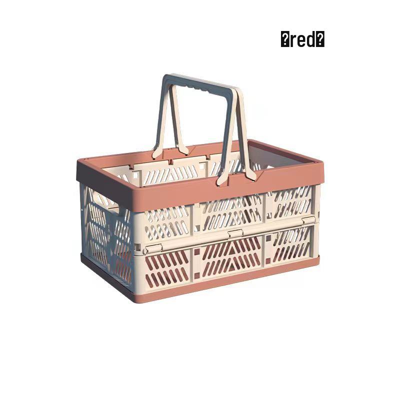 

Compact Foldable Basket for Groceries, Picnics, Fruits, Vegetables, and Storage 30.5x20.5x16.5cm Foldable Basket (Small)