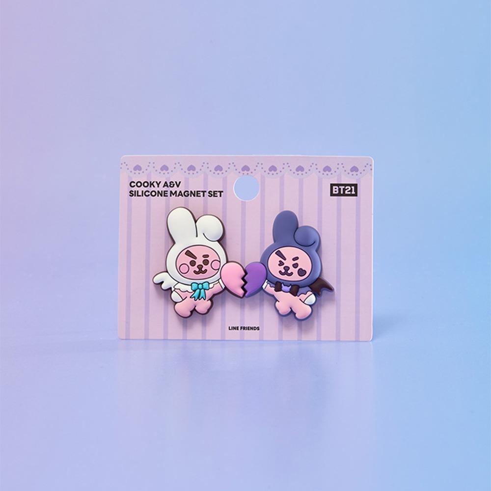 

BT21 COOKY Angel & Villain Silicone Magnet Set (2-piece)