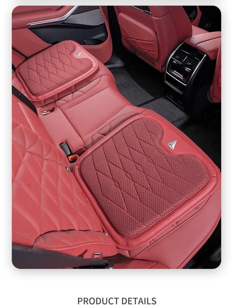 Changan Deepal Vehicle Headrest & Backrest Set: Neck Pillow & Waist Cushion for SL03/S7, Ice Silk Seat Cushion.