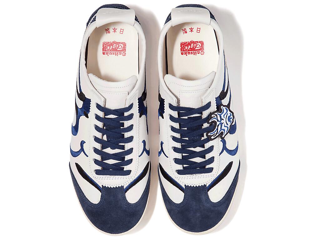 1182A187-100 Onitsuka Tiger Mexico 66 Deluxe White Peacoat (Men's)