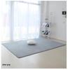 Soft Solid Color Coral Fleece Carpet for Bedroom and Living Room