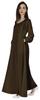 Bimba Women Islamic Prayer Dress With Hijab Cuff Sleeves Traditional Muslim Abaya