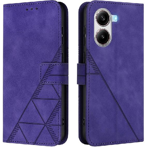 Flip Case for Poco X7 Pro 5G Faux Leather Wallet Holster with Cards Holder Kickstand Magnetic Closure Shockproof Folio Protect Cover for Xiaomi Poco