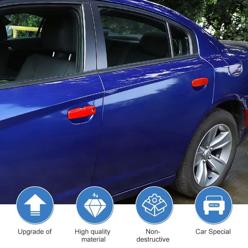 ABS Door Handle Decoration Cover Sticker Fit For Dodge Charger 2010 Up Exterior Accessories