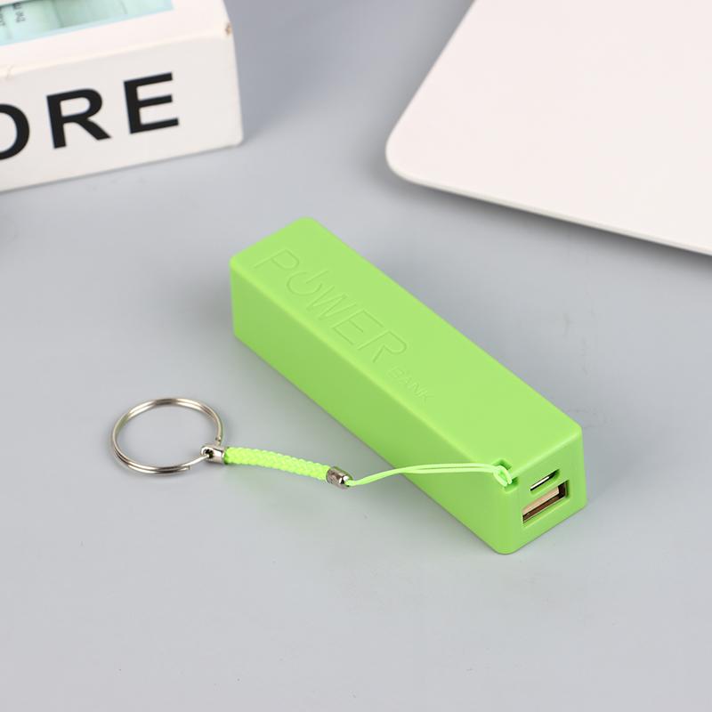 Мобильная Power Bank Зарядное Устройство Аккумуляторный Блок Для Чехла DIY Коробка Портативный Цветной Ящик Для Хранения as the picture green