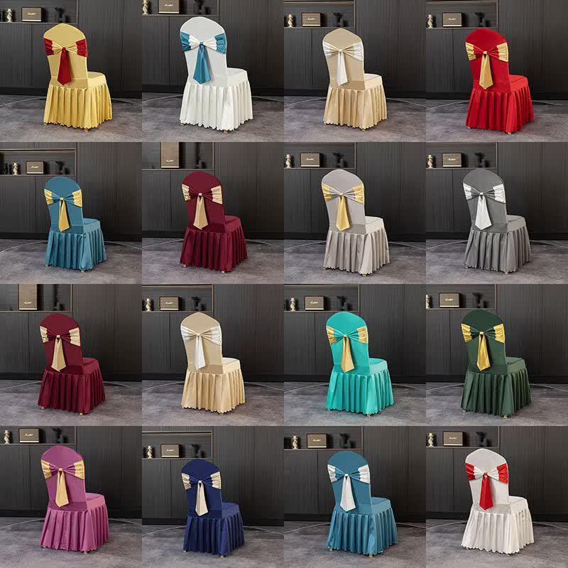 Detang Universal Banquet Chair Cover Bow