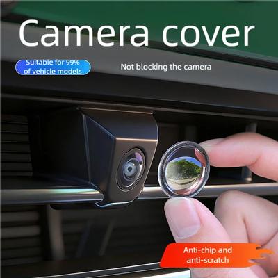 Car Camera Lens Protector 2PCS Rear View Backup Camera Cover 360° Camera Protection Anti Scratch Waterproof
