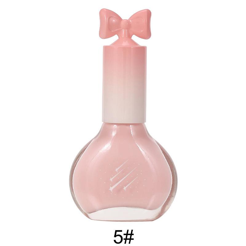 Nail Polish No Bake Oily Fast Drying Non-tearable Nude Color Long Lasting Waterproof Nail Polish