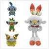 Pokemon Sobble Scorbunny Grookey Cartoon Elf Figure Plush Soft Stuffed Collection Toys for Children Christmas Gift Peluche