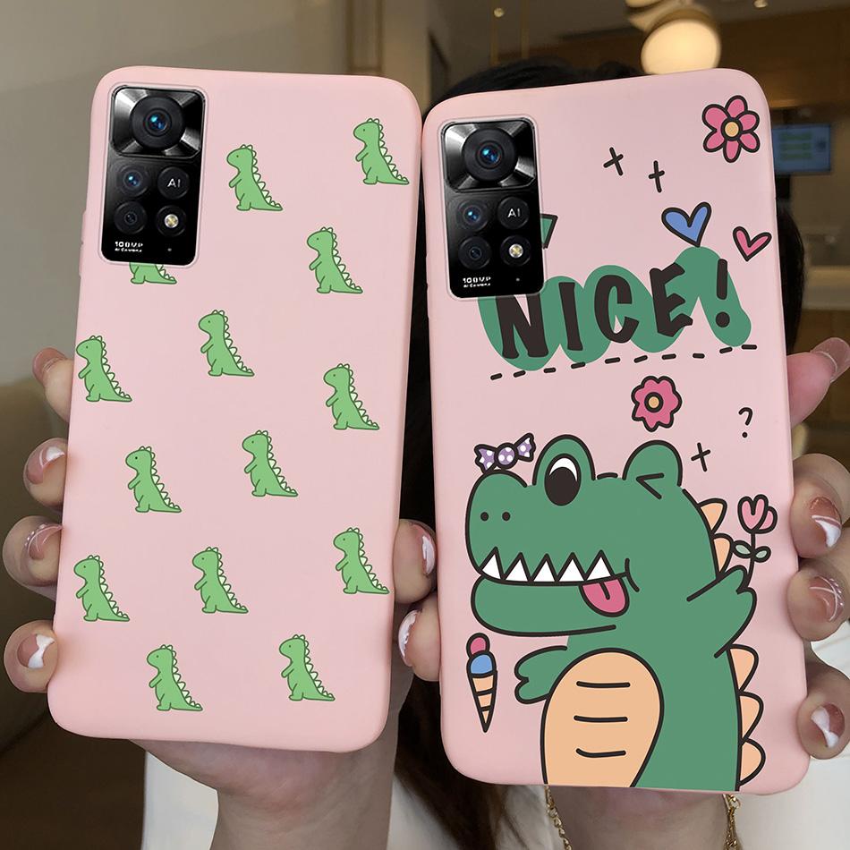 For Xiaomi Redmi Note 11 Pro 4G 5G Phone Case Cute Diasy Pattern Soft Silicone TPU Back Cover Funda For Redmi Note11 11Pro Coque