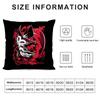 Cartoon H-Hazbin HotelS Pillow Case 3D Print Polyester Fiber 40*40cm Home Sofa Throw Decoration Festival Gift