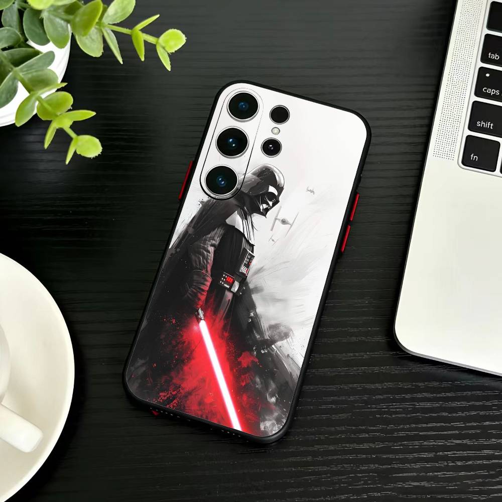 

S-Star I-Wars Phone Case For Samsung S26,S25,S24,S23,S22,S30,S21,Ultra,Plus,FE 5G Black Soft Cover Samsung S21 s305G