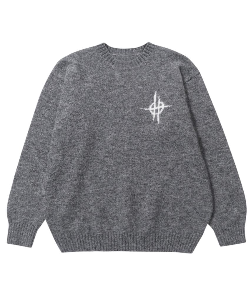 AOTT Wool Blend Intarsia Symbol Knit 4 Colors
