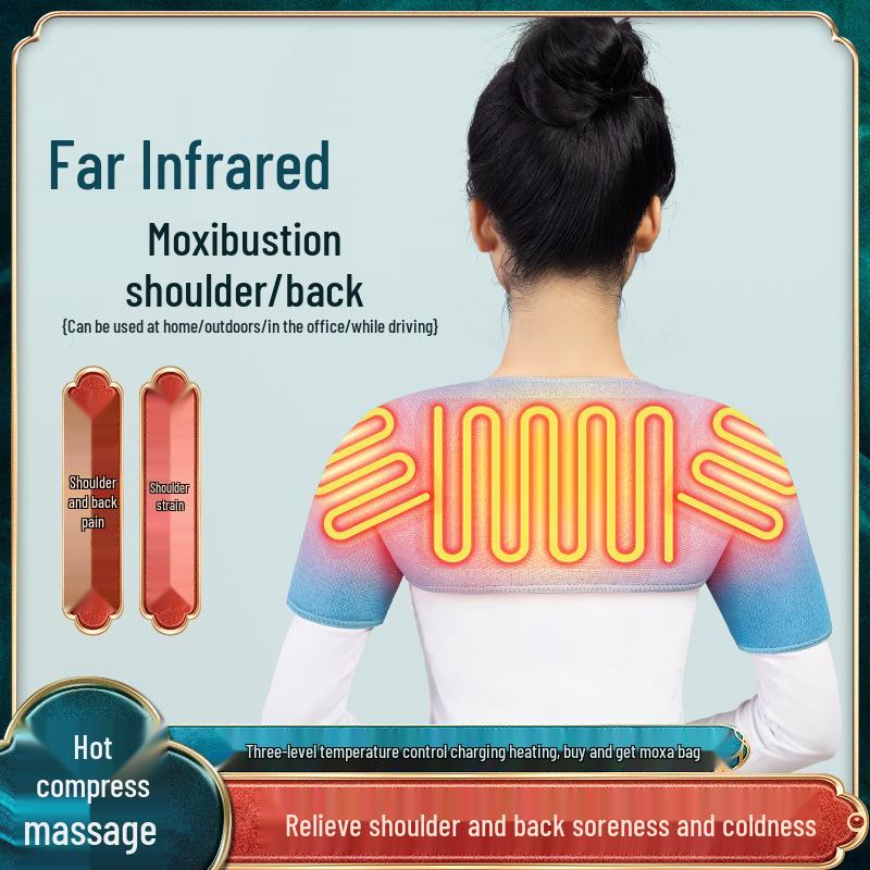 Heated Massage Shoulder and Neck Camisole for Men & Women - Warm Compress Therapy for Cold Protection