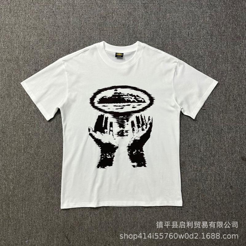 New High Street Corteiz Alcatraz Fun Letter Print Men's and Women's Casual Short Sleeve T-Shirt