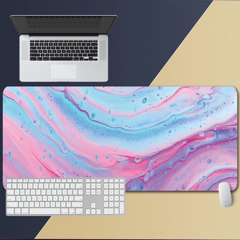 Tappetino Mouse Oversize Cielo Stellato - Design Cartone Animato Spesso per Scrivanie Studenti