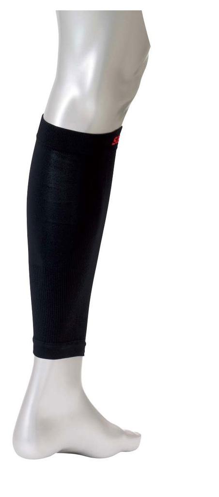 SK11 Compression Supporter for Size M Calves, Moisture-Wicking, Quick-Drying Type, Black, (KS-HAGI-M-BK)