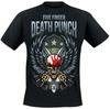 FIVE FINGER DEATH PUNCH CD LGO SCHÄDEL FLÜGEL SCHILD Offizielles SHIRT LRG neu