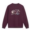 Li-Ning Women's Fleece-Lined Crew Neck Sweatshirt