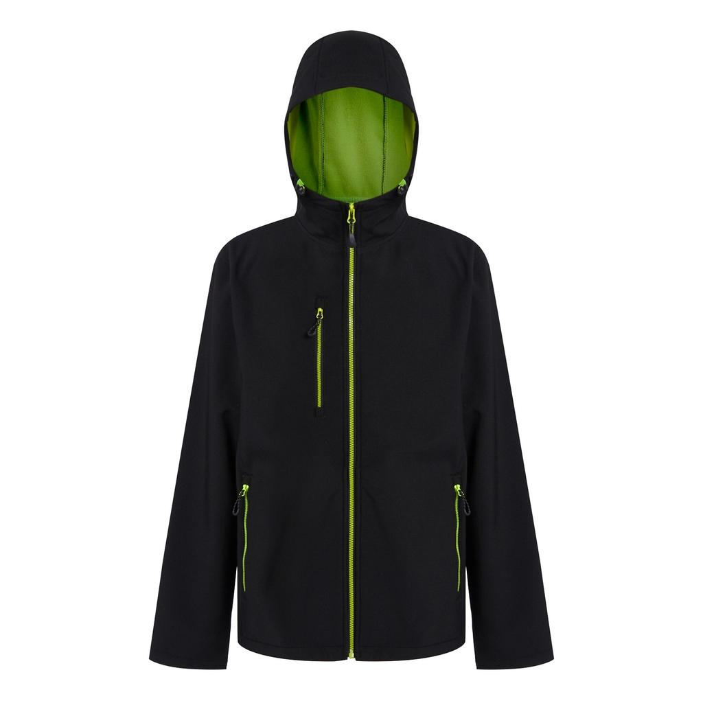 Regatta Mens Navigate Double Layered Hooded Soft Shell Jacket