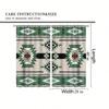 Western  Blackout Curtains, Boho Geometric Southwestern  Abstract  Window Drapes, For Living Room Bedroom 2 Panels