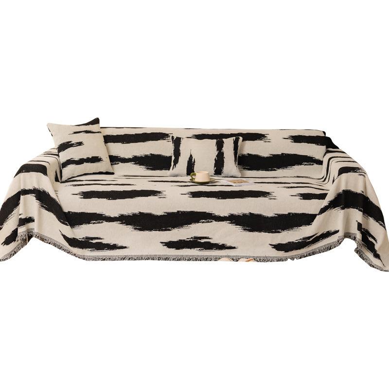 Ткань для чехла на диван в полоску из шенилла — фото 5